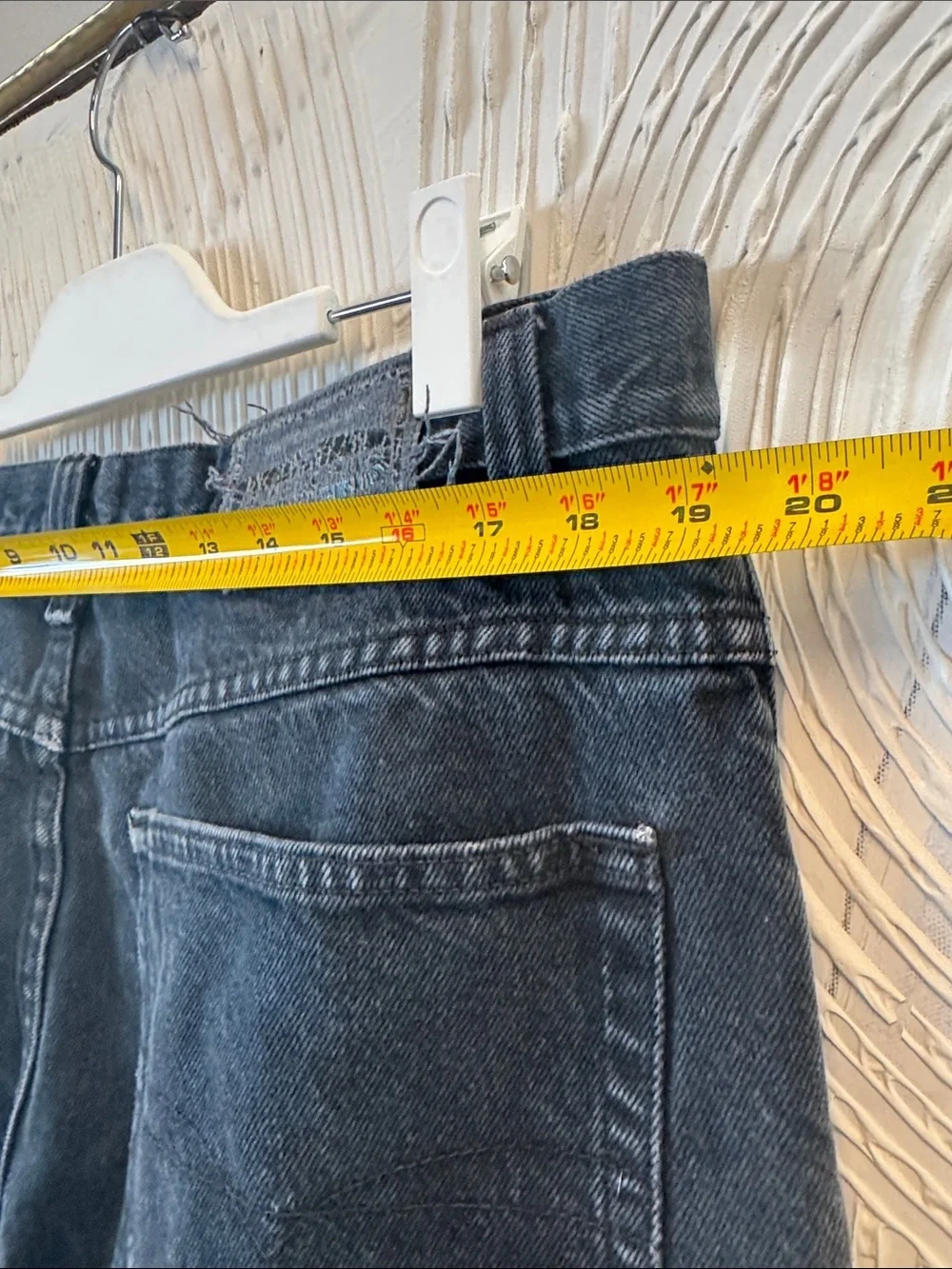 Anchor Blue Black Washed Straight Jeans N0553